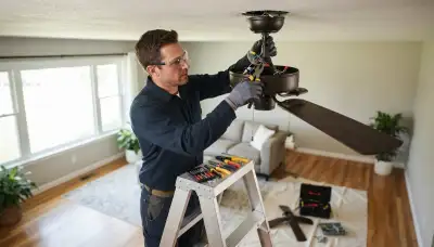 Ceiling fan repair service for Tacoma, WA homes by On Call Electrical