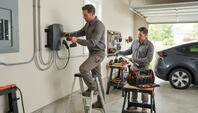 Electric vehicle charger installation for Tacoma, WA homes by licensed electricians