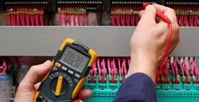 electrical service showing professional testing and troubleshooting of electrical panel by licensed electricians in Tacoma, WA