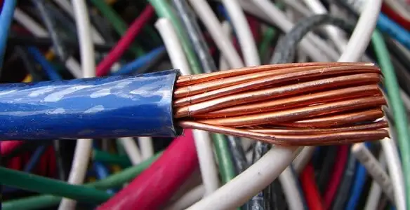 electrical wiring services showing exposed copper conductors and cable preparation in Tacoma, WA