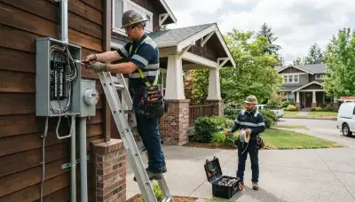 Tacoma, WA electrician providing professional electrical and Christmas light installation services