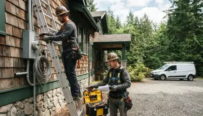 Tacoma, WA Christmas light installation by professional electricians
