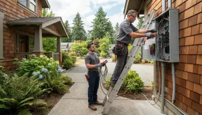 Electrician services in Tacoma, WA from Christmas Lights MT electricians