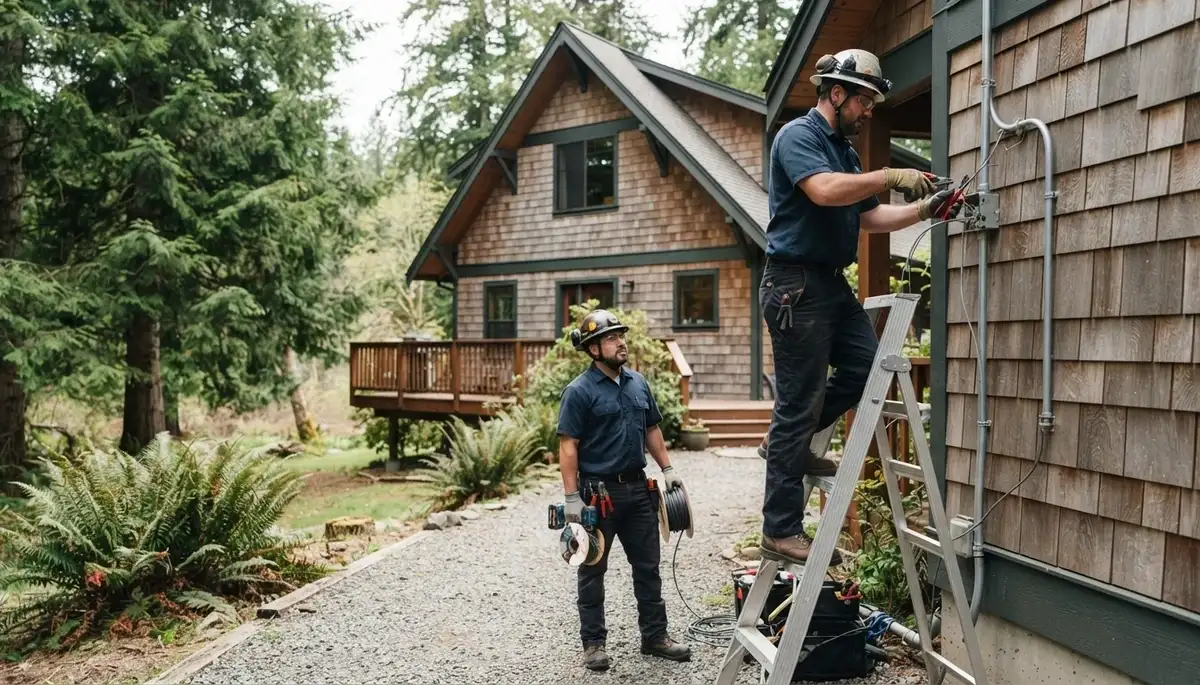 Tacoma, WA electrician providing professional electrical and Christmas lighting services