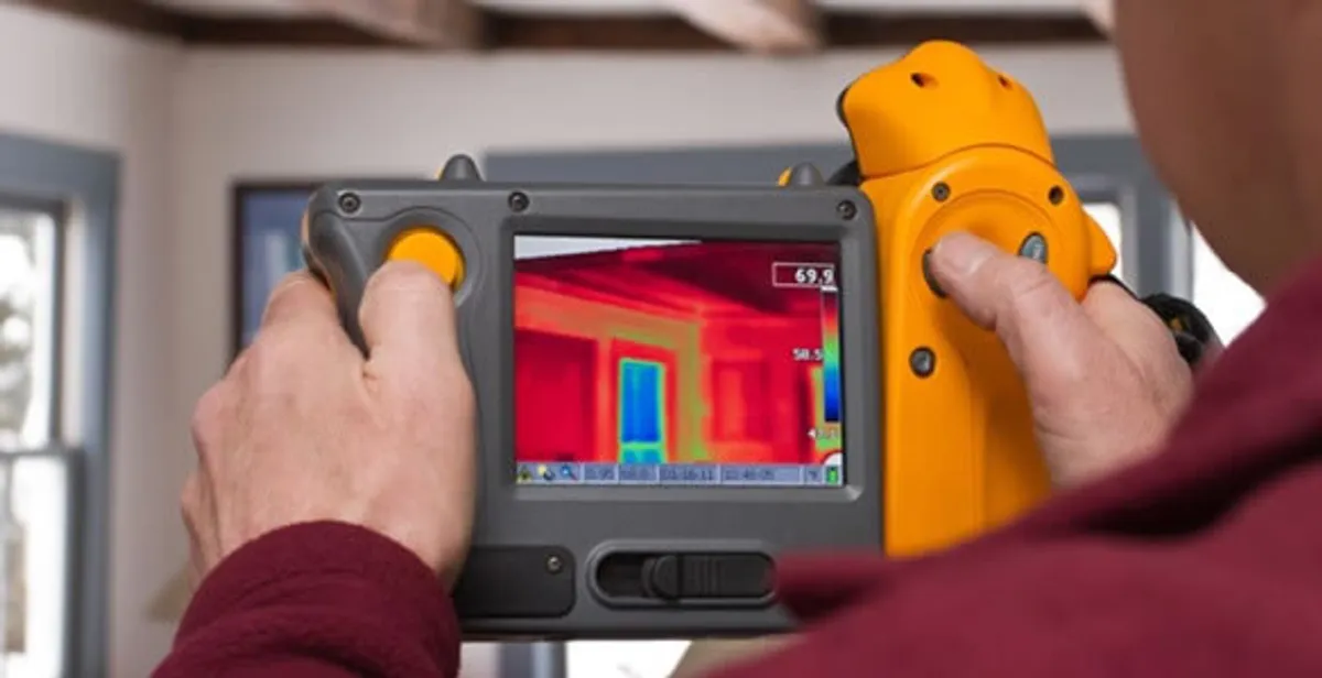 home energy audit service capturing thermal readings to analyze insulation and electrical efficiency in Tacoma, WA