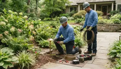 Landscape lighting installation for homes in Tacoma, WA by On Call Electrical
