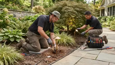Landscape lighting installation by an electrician in Tacoma, WA | On Call Electrical
