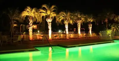landscape lighting installation services illuminating outdoor recreational areas in Tacoma, WA