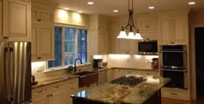 Recessed lighting installation enhancing interior lighting by professional electricians in Tacoma, WA