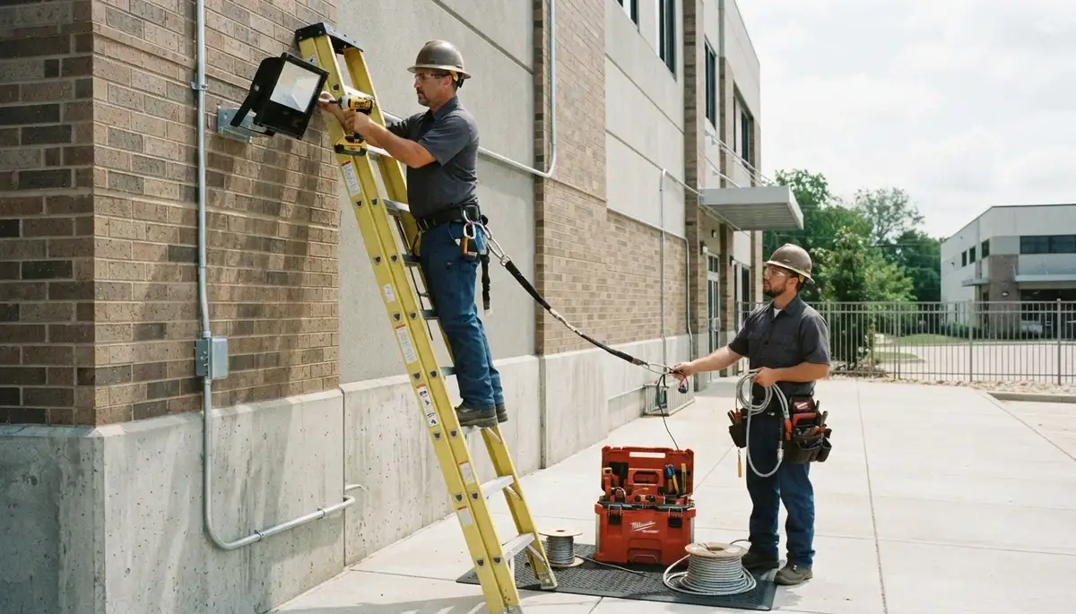 Security light installation and repair service for Tacoma, WA homes by On Call Electrical